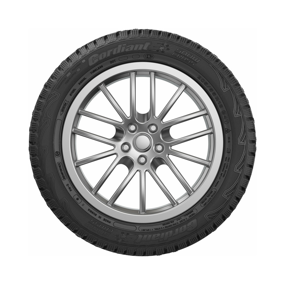 195/65  R15  Cordiant Snow Cross шип 91T Вид 2
